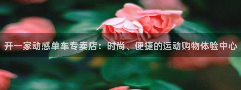 征途国际集团：开一家动感单车专卖店：时尚、便捷的运动购物体验